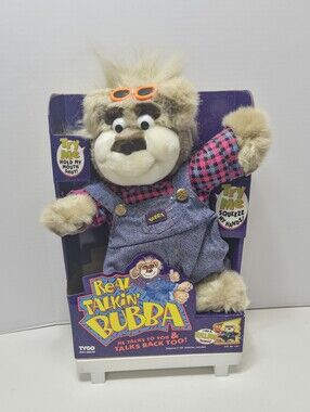 VTG 1997 Tyco Real Talkin' Bubba Bear Plush NIB